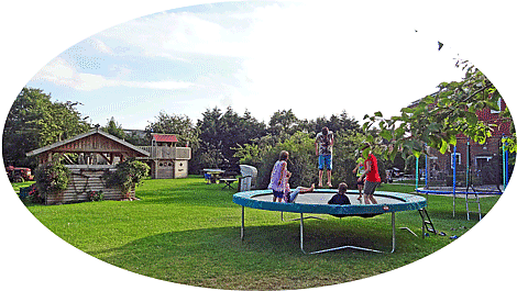 Aussenanlagen vom Ferien - Hof Anno 1856 auf Fehmarn